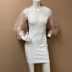 Fall For You Dress:Ivory/Mauve